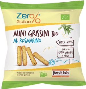 Fior Di Loto Mini Grissini Rosmarino Bio 30g