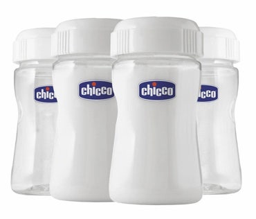 Chicco Contenitori Latte Silicone 4 Pezzi