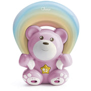 Chicco Jeu Ourson Projecteur Arc-en-ciel Rose