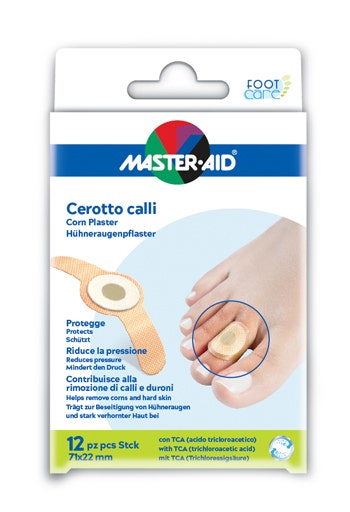 Master Aid Cerotto Calli 12 Pezzi  72x22 mm