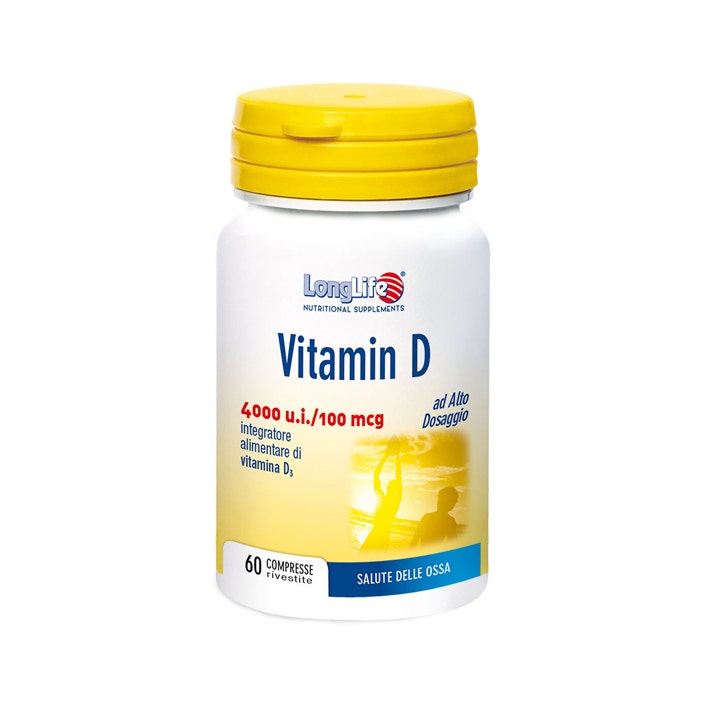 Longlife Vitamine D 4000 UI 60 comprimés