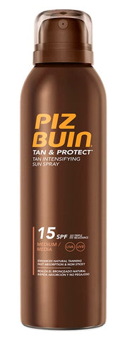 Piz Buin Tan & Protect Spray Abbronzatura SPF15 Protezione Media 150ml