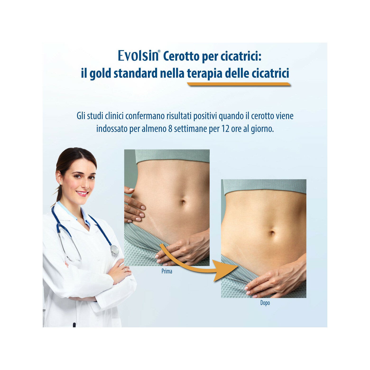 Evolsin Pansement transparent pour cicatrices de tout type 2 mètres