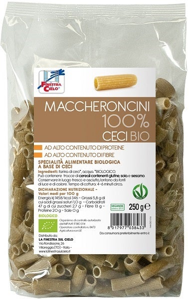 LA FINESTRA MACCHERONCINI AUX POIS CHICHES