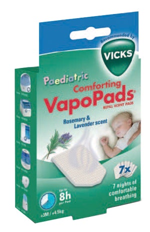 Vicks Vapopads Rosmarino E Lavanda Pads Per Umidificatori 7 Pezzi