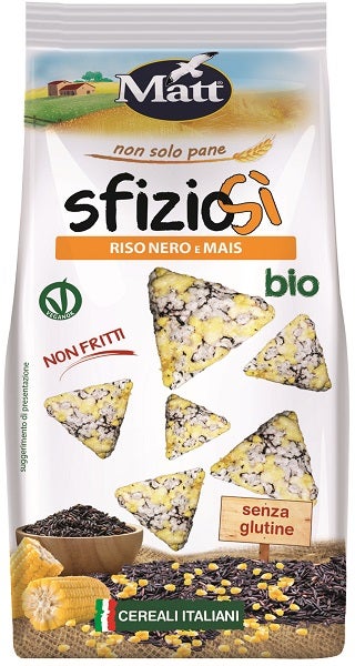 Matt Snack Sfiziosi Riso Nero/Mais Bio 60g