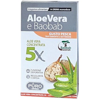Forhans Puro Aloe Vera Concentrata 5X+ Baobab 14 Drink Da 10ml