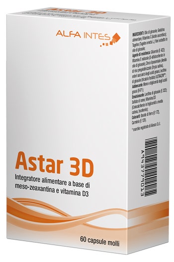 Astar 3D 60 gélules molles Complément alimentaire bien-être 3D