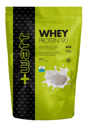 +Watt Whey Protein 90 Doypack Gusto Fiordilatte 750g