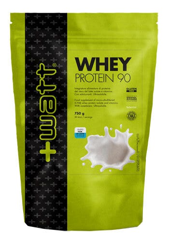 '+Watt Whey Protein 90 Doypack saveur Fiordilatte 750 g