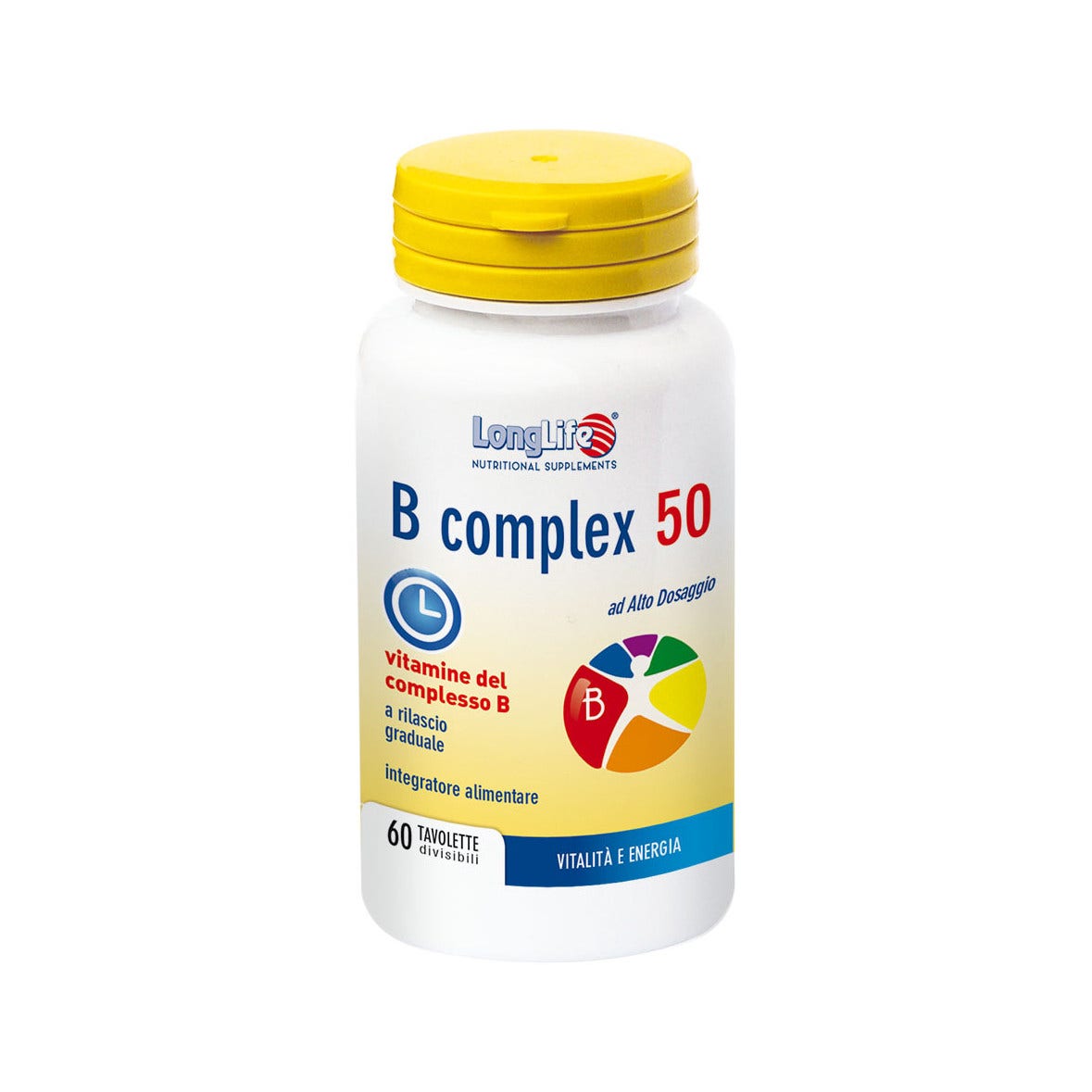 Longlife B Complex 50 TR 60 comprimés