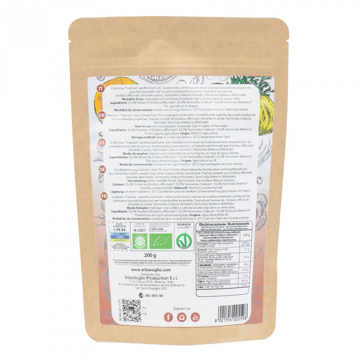 Taste Of Nature Barre aux cerises et noix de pécan bio 40 g