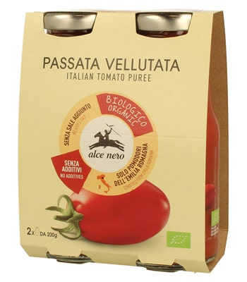Alce Nero Purée de tomates onctueuse 2x200g