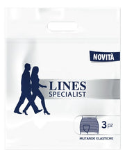Lines Specialist Mutande Elastiche 3 Pezzi