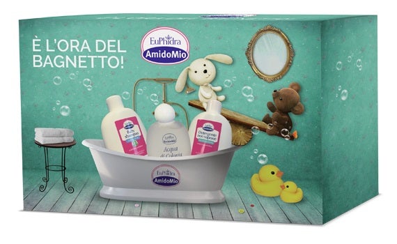 Euphidra Amidomio Kit Bagnetto Shampoo+Detergente+Colonia
