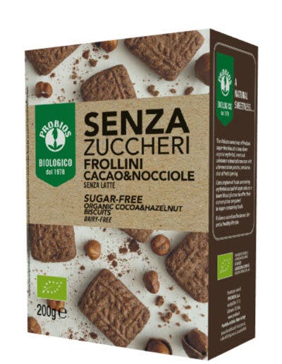 BISCUITS AU CACAO/NOISETTES SANS SUCRE