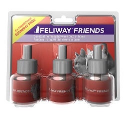 Feliway Friends 3 recharges pour chats, 3 pièces