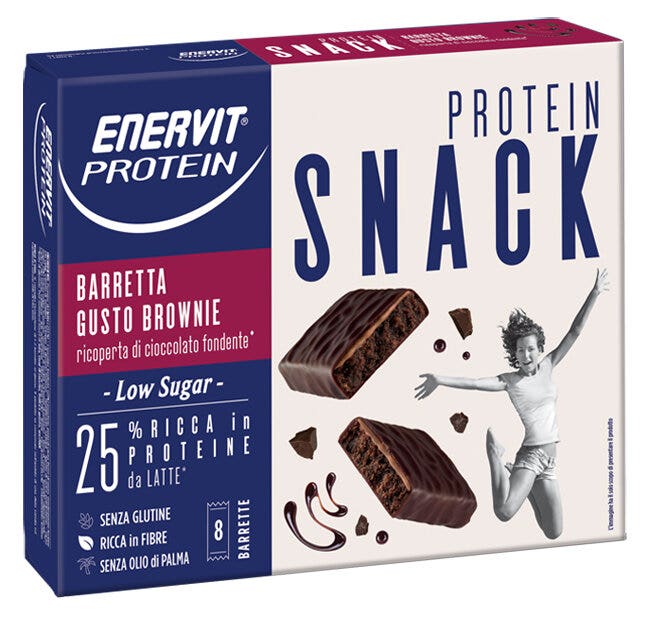 Enervit Protein Snack Brownie 8 barres