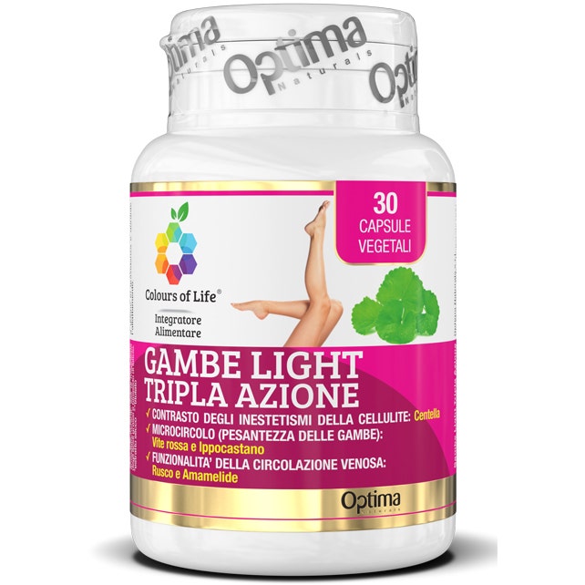 Colours Of Life Jambes Light Triple Action 30 gélules végétales 850 mg