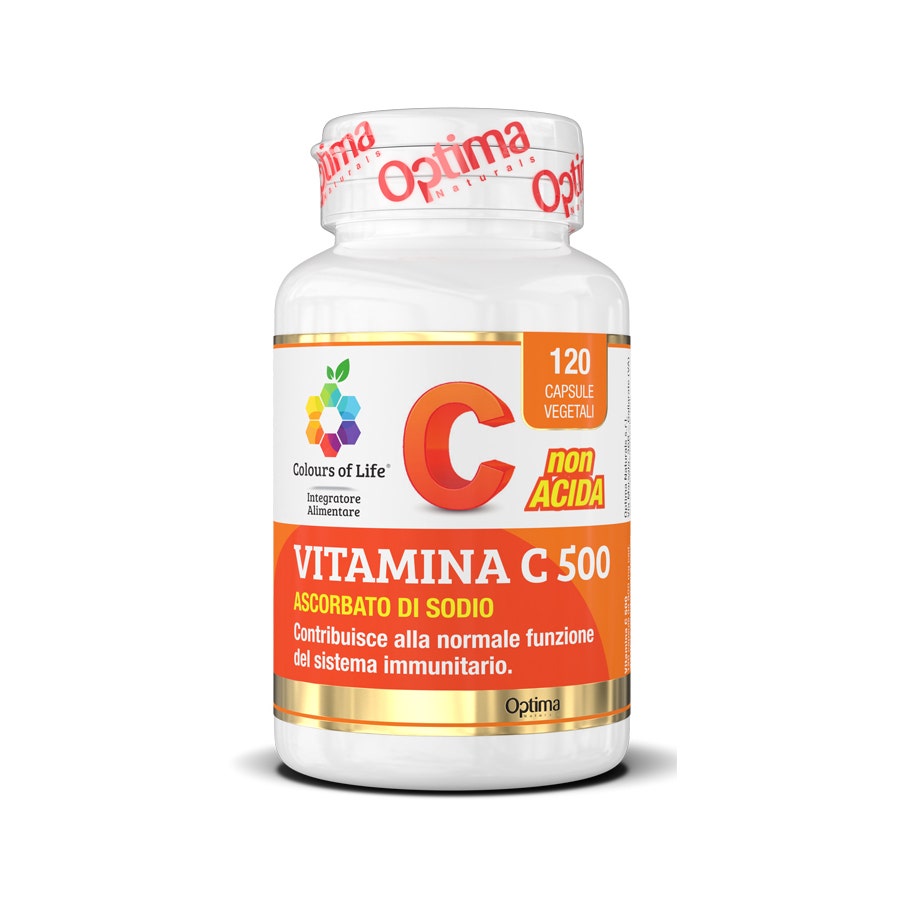 Colours Of Life Vitamine C 500 120 gélules végétales 900 mg