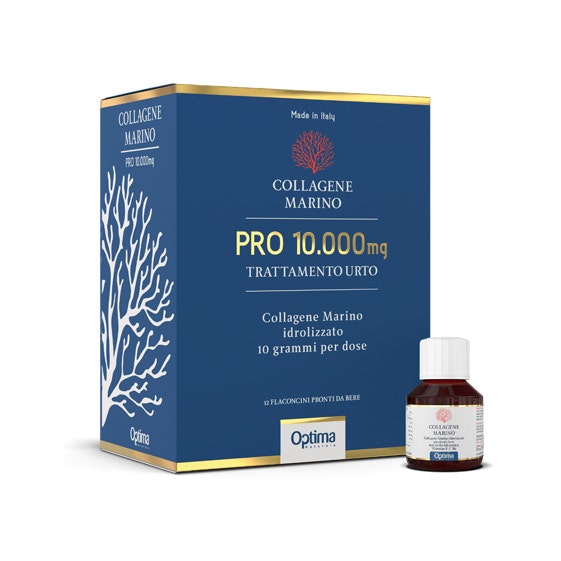 Collagène marin Pro 10 000 mg - Traitement intensif - 12 flacons