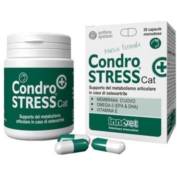 Condrostress + Cat pour chats, 30 gélules monodoses