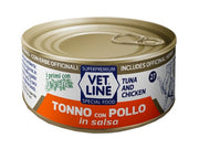 Vet Line Per Gatto Tonno Con Pollo In Salsa 70g