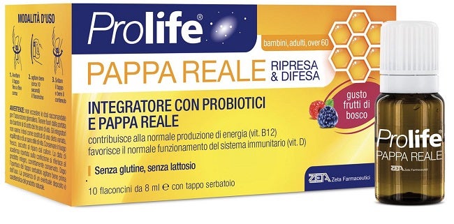 Prolife Gelée Royale 10 flacons de 8 ml