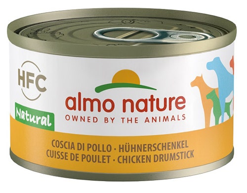 Almo Nature Anti-Hairball Nourriture humide au poulet frais pour chats adultes Sachet 70 g