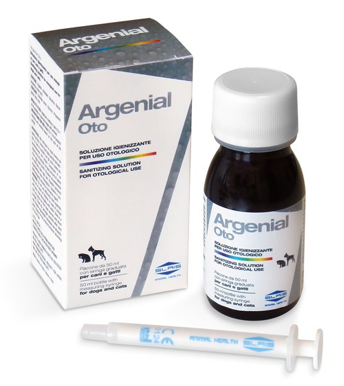 Argenial Oto Solution assainissante à usage otologique pour chiens et chats 50 ml