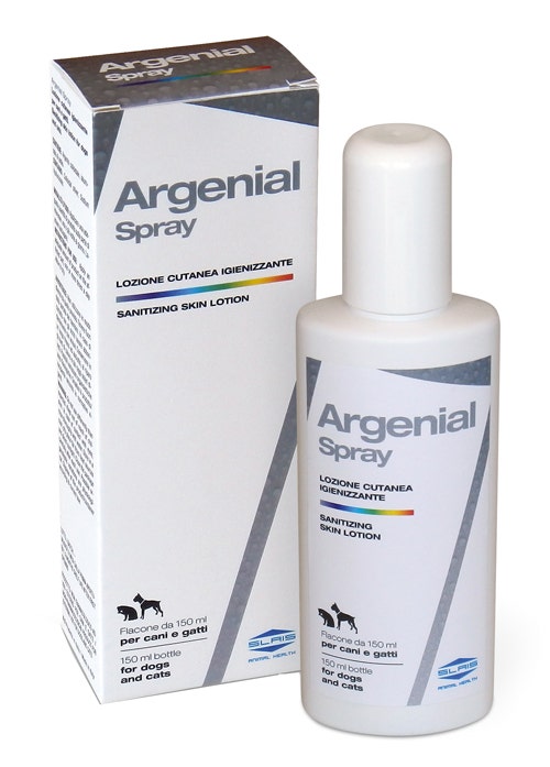 Argenial Spray Lotion hygiénique pour la peau des chiens et des chats 150 ml