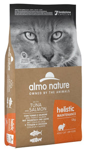 Almo Nature Holistic Maintenance Chat Thon et Saumon 12 kg