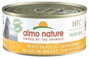 Almo Nature HFC Natural Nourriture humide à la poitrine de poulet pour chats adultes Boîte de 150 g