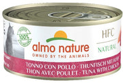 Almo Nature HFC Natural Thon et Poulet, nourriture humide pour chats adultes, boîte de 150 g
