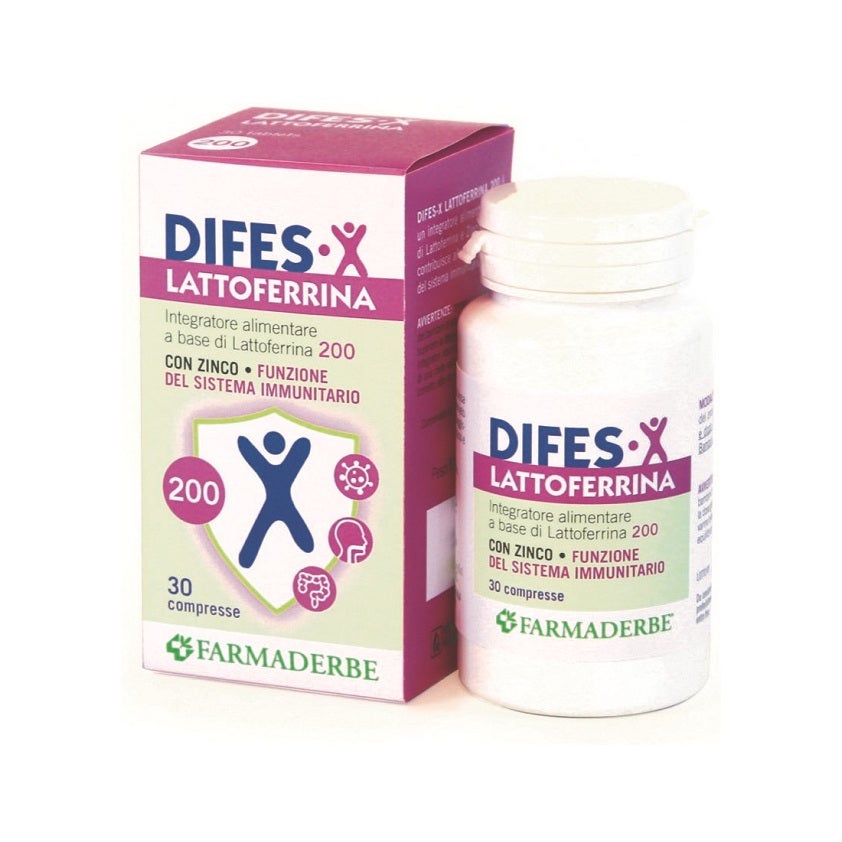 Difes-X Lactoferrine 200 30 comprimés