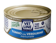 Vet Line Chat Thon et Légumes Boîte 70 g