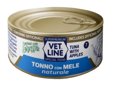 Vet Line Chat Thon et Pommes 70 g