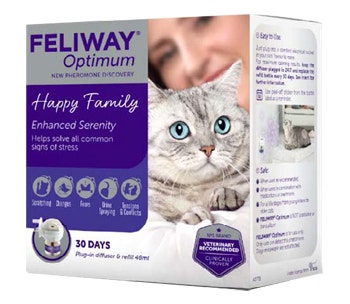 Feliway Optimum Diffuseur + Recharge pour chats 48 ml