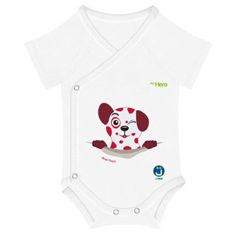 J Bimbi Body My Hero Bio Cotton 4 Season 44-62 cm Sweet Pouch Chien