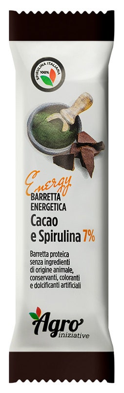 Barretta Energetica Cacao-Spirulina 7% 30g