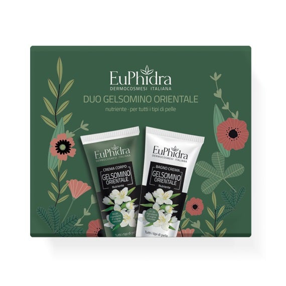 Euphidra Duo Gelsomino Orientale 1 Crema Corpo + 1 Bagno Crema