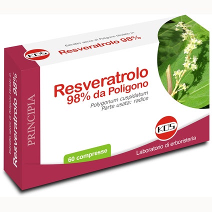 Kos Resvératrol 98 % 60 comprimés