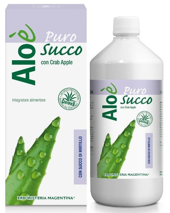 Aloe' Puro con Succo di Mirtillo 1 Litro