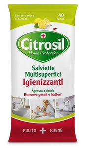 Citrosil Lingettes désinfectantes au citron, 40 pièces