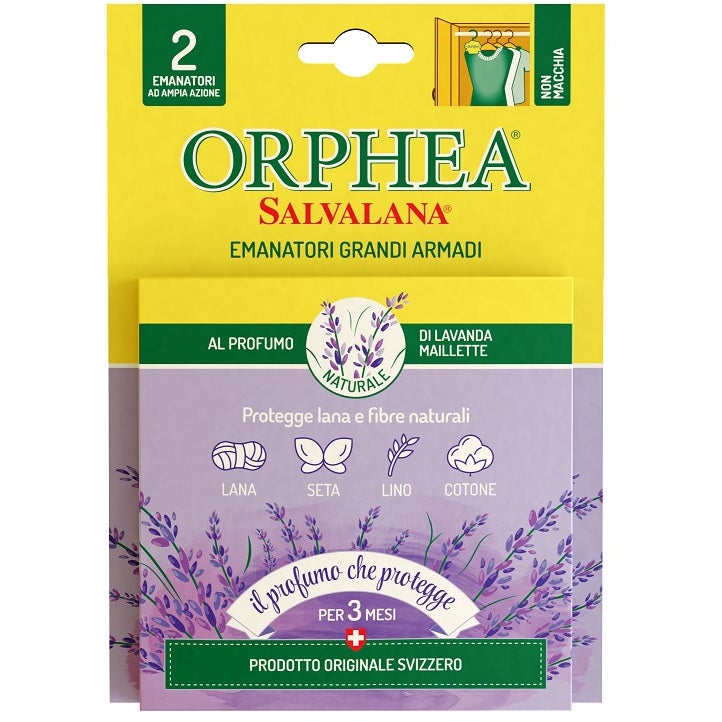 Orphea 2 grands diffuseurs pour armoires au parfum de lavande Mailette