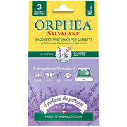 Orphea 3 sachets parfumés pour tiroirs, parfum lavande Mailette