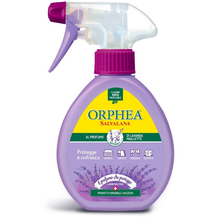 Orphea Spray protecteur et rafraîchissant pour tissus, parfum lavande Mailette, 150 ml