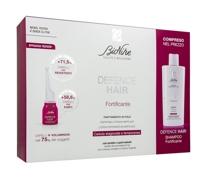 Bionike Defence Hair Fortifiant 21 ampoules de 6 ml + Shampooing 200 ml