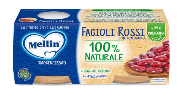 Mellin Purée de haricots rouges 2x80g