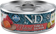 Farmina Natural & Delicious Natural Thon & Saumon pour chats 70 g
